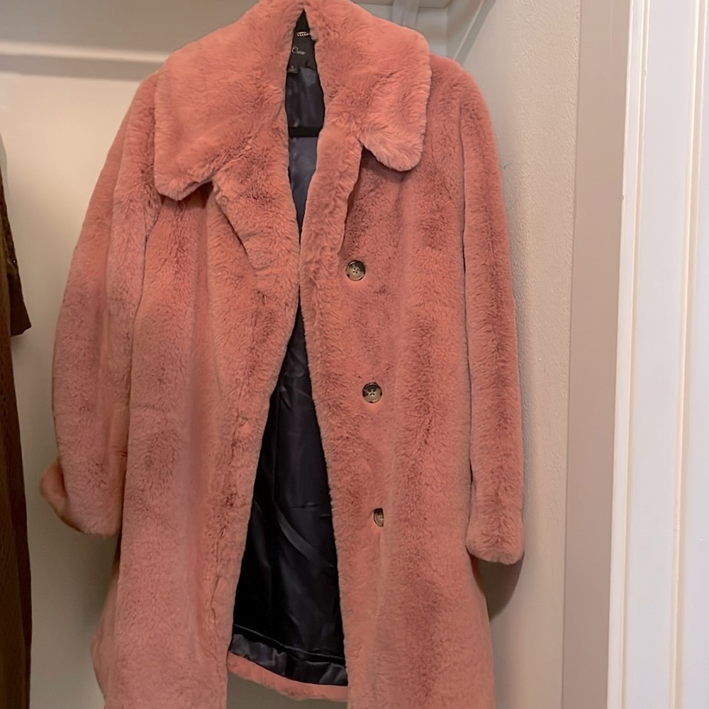 J.crew faux fur coat
